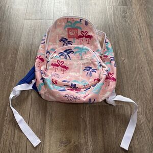 OP Flamingo Love Forever Pink & Blue Backpack | Tropical Print Women’s One Size